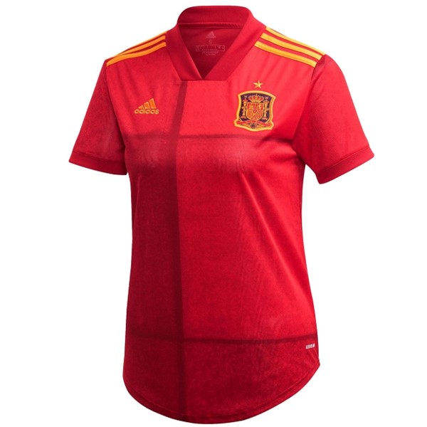 Camiseta España Primera equipo Mujer 2020 Rojo